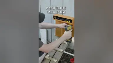 'Video thumbnail for Easiest Install!! The Best Automatic Chicken Coop Door #chickens #coop'