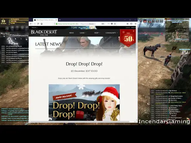 Video thumbnail for Its the Most wonderfull time, to gather? GATHER EVENT x6! 20 - 30m hr +in Black Desert Online BDO