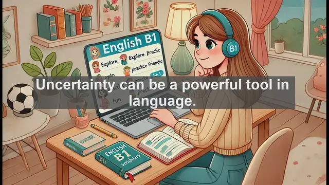 Video thumbnail for 2500 Must Know CEFR B1 Vocabulary - Understanding 'Maybe': Mastering Uncertainty in Advanced English