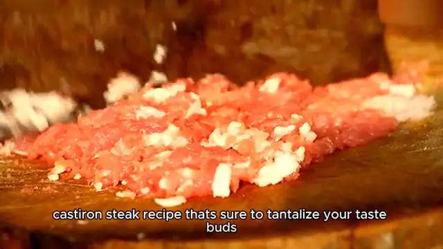 Video thumbnail for Cast iron steak recipe
