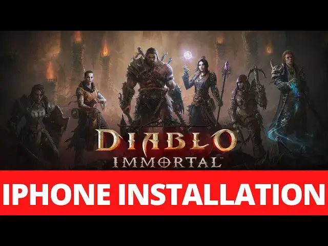 Video thumbnail for Diablo Immortal - How To Install On iPhone iOS