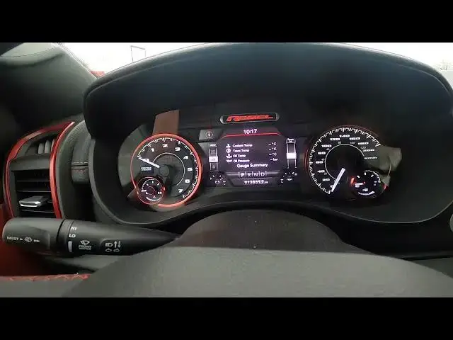 Video thumbnail for How to Check Gauge Summery in Dodge RAM REBEL 1500 II ( 2019 - now )