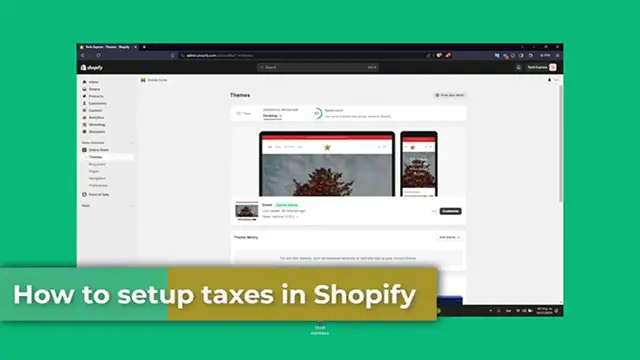 Video thumbnail for How To Set Up Taxes On Shopify 2024 (Step by Step)