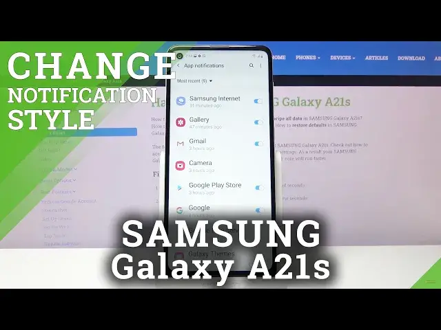 'Video thumbnail for How to Manage Notifications in SAMSUNG Galaxy A21s – Find Notification Options'