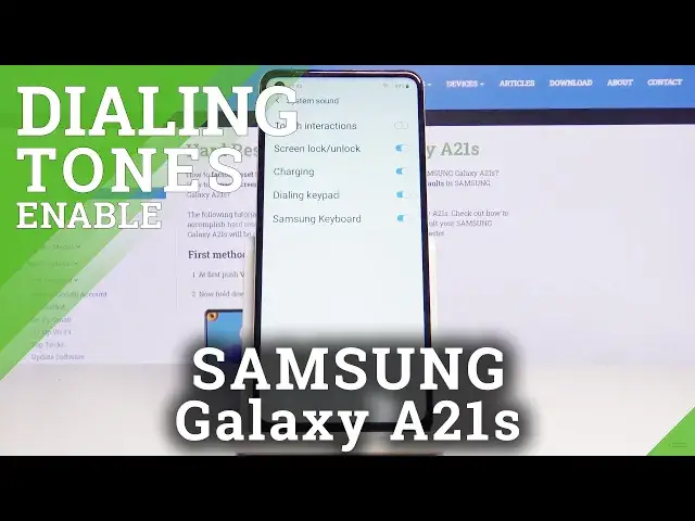 'Video thumbnail for How to Enable Dialing Sounds in SAMSUNG Galaxy A21s – Find Keypad Tones'