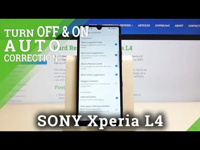 Video thumbnail for How to Enter Autocorrection Options in SONY Xperia L4 – Find Correction Settings