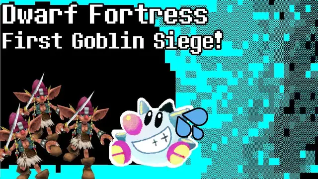 Video thumbnail for Dwarf Fortress | My First Goblin Siege! (this will end well!)