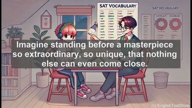 Video thumbnail for 5000 Must Know SAT Vocabulary - Incomparable: Mastering a Powerful Vocabulary Word
