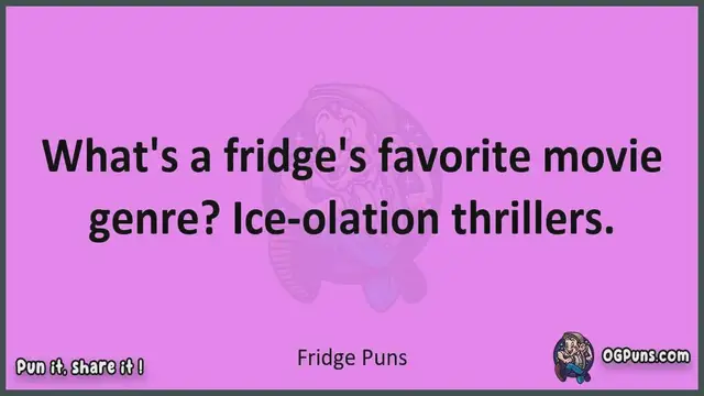 Video thumbnail for Fridge - Jokes, Puns, Wordplays, and Laughter