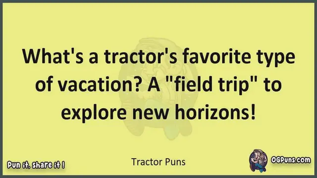 Video thumbnail for Tractor - Jokes, Puns, Wordplays, and Laughter