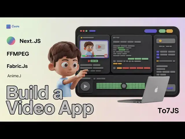 Video thumbnail for Build a Next.js FFMPEG Canva Video Editor — Create a Timeline Video Editor with Fabric.js & Anime.js