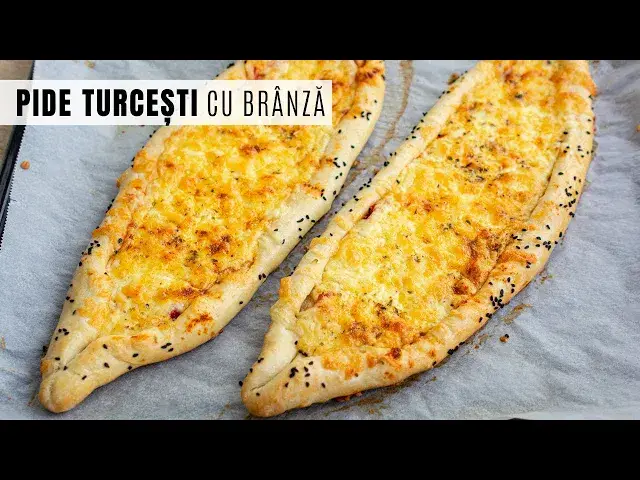 Video thumbnail for Pide turcești cu brânză. Pizza turcească sau plăcinte turcești | Bucate Aromate