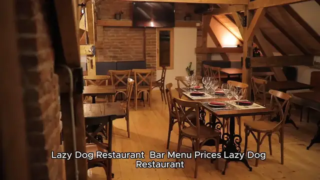 Video thumbnail for Lazy Dog Restaurant & Bar Menu Prices
