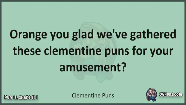Video thumbnail for Clementine - Jokes, Puns, Wordplays, and Laughter
