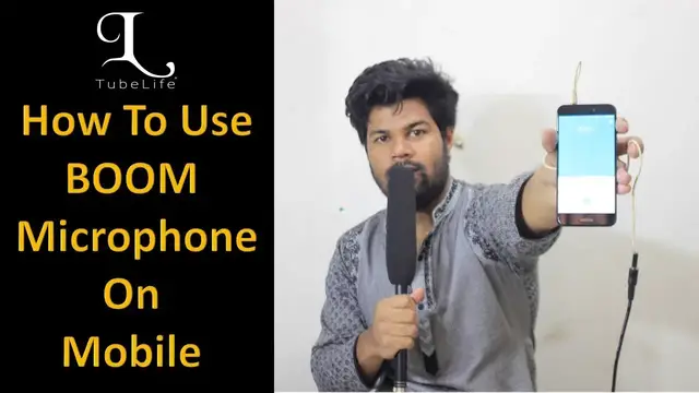 Video thumbnail for How to use Boom Microphone on Mobile Device | Easy LifeHack Technique | TubeLife