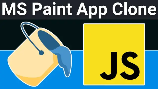 Video thumbnail for Build a MS Paint Clone Graphics & Image Editor in Browser Using Canvas API in HTML & Javascript