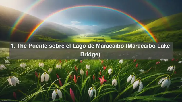 Video thumbnail for Crossing Boundaries: Top 10 Famous Bridges in Venezuela Revealed!