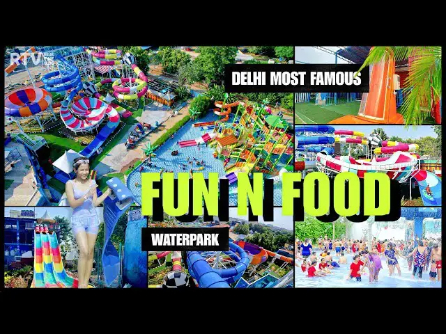 Video thumbnail for Fun N Food Water Park in Delhi (Gurgaon) All Slides & Free Unlimited Food 😮 - A To Z Info