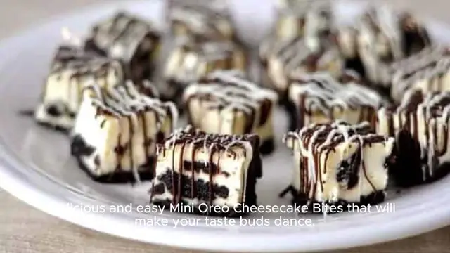 Video thumbnail for Easy Mini Oreo Cheesecake Bites