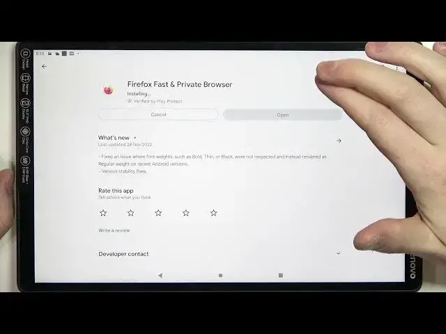 'Video thumbnail for Lenovo Tab M10 Plus - How To Install Firefox Browser'