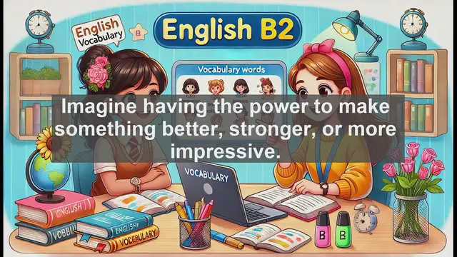 Video thumbnail for 1500 Must Know CEFR B2 Vocabulary - Understanding 'Enhance': Boost Your B2 English Vocabulary