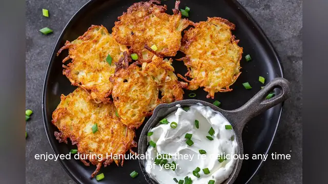 Video thumbnail for latkes recipe