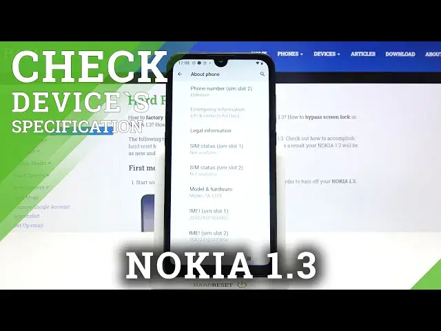 'Video thumbnail for How to Find Device Specification in NOKIA 1.3 – Check Phone Info'