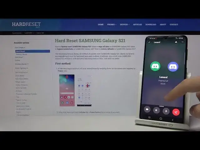 'Video thumbnail for Discord Incoming Call in SAMSUNG Galaxy S21 – Verify Calling Screen'