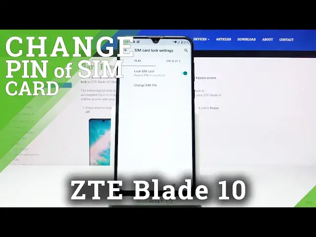 'Video thumbnail for How to Change PIN to SIM Card in ZTE Blade 10 – Set Up PIN to SIM Card'
