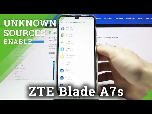 'Video thumbnail for How to Enable Unknown Sources in ZTE Blade A7s – Allow App Installation'