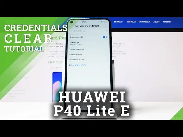 'Video thumbnail for How to Clear Credentials in HUAWEI P40 Lite E – Delete Licenses'