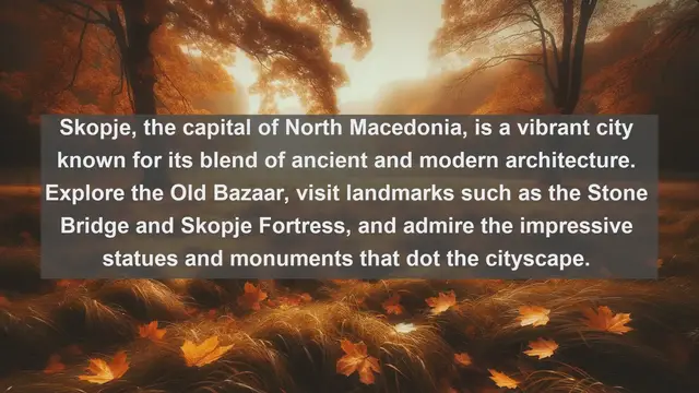 Video thumbnail for Explore North Macedonia: Top 10 Must-Visit Attractions in the Heart of the Balkans