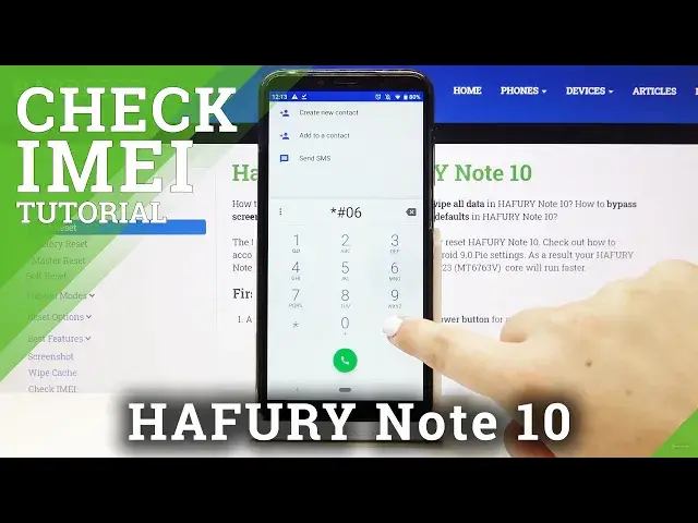 Video thumbnail for How to Check IMEI Number of HAFURY Note 10 – IMEI & Serial Number