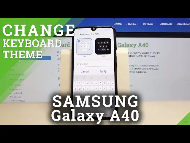 'Video thumbnail for How to Change Keyboard Theme in SAMSUNG Galaxy A40 – Change Keyboard Theme'