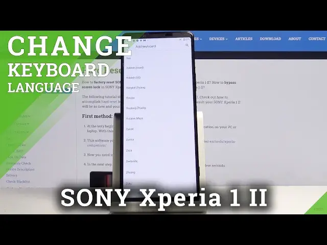'Video thumbnail for How to Change Keyboard Language in SONY Xperia 1 II – Keyboard Settings'