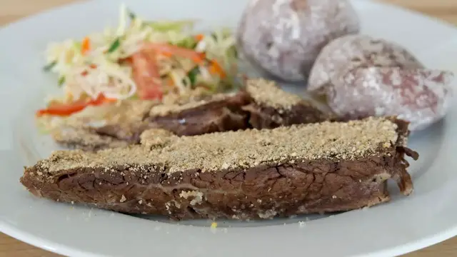 'Video thumbnail for Colombian Oven Baked Flank Steak | How To Make Colombian Flank Steak | SyS'