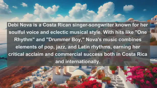 Video thumbnail for Costa Rican Melodies: Top 10 Renowned Singers Shaping the Country's Music Scene