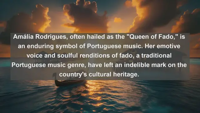 Video thumbnail for Unveiling Portugal's Musical Gems: Top 10 Famous Singers You Need to Know