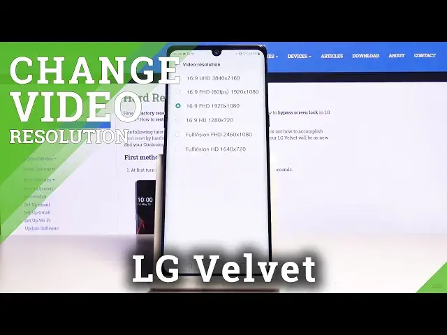 Video thumbnail for How to Switch Video Resolution in LG Velvet – Camera Settings