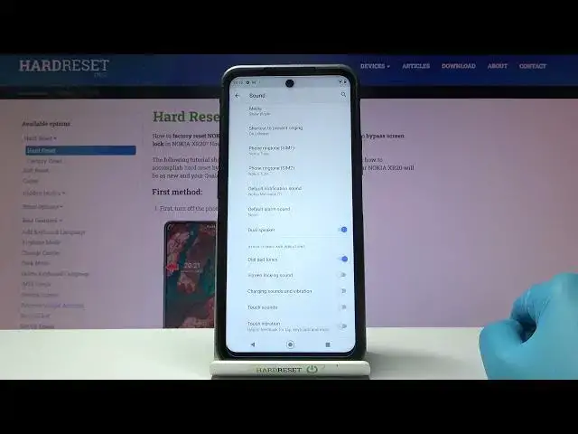 Video thumbnail for How to Activate Screen Lock Sound on NOKIA XR20 – Adjust Sound Settings