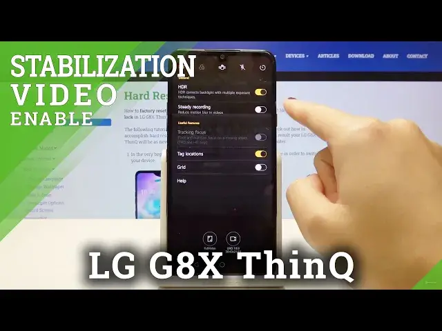 'Video thumbnail for How to Activate Image Stabilization in LG G8X ThinQ – Camera Settings'
