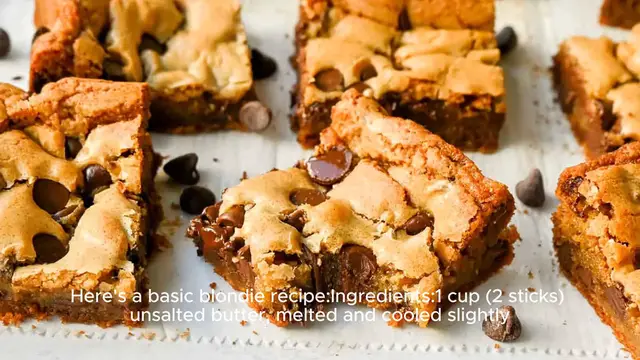 Video thumbnail for Blondie recipe