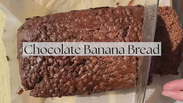 Video thumbnail for Chocolate Banana Bread