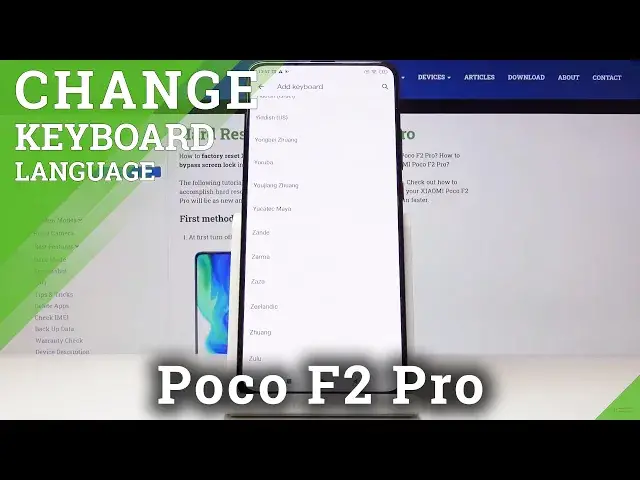 'Video thumbnail for How to Change Keyboard Language in XIAOMI Poco F2 Pro – Keyboard Settings'