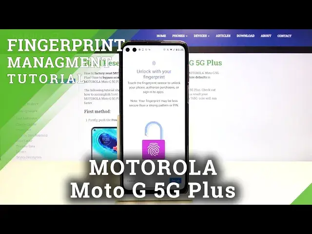 'Video thumbnail for How to Add Fingerprint to MOTOROLA Moto G 5G Plus – Use Fingerprint Sensor'