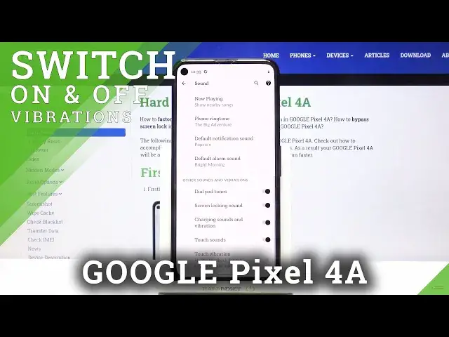 'Video thumbnail for How to Change Vibration Settings in GOOGLE Pixel 4A – Vibration Type'