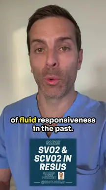 'Video thumbnail for ScvO2 for Fluid Responsiveness (One-Minute Journal Club)'