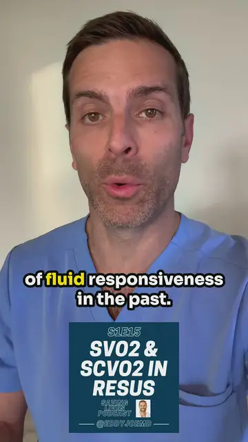 Video thumbnail for ScvO2 for Fluid Responsiveness (One-Minute Journal Club)