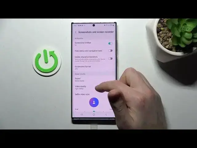 'Video thumbnail for Samsung Galaxy S22 Ultra - How To Change Screen Recorder Sound Settings'