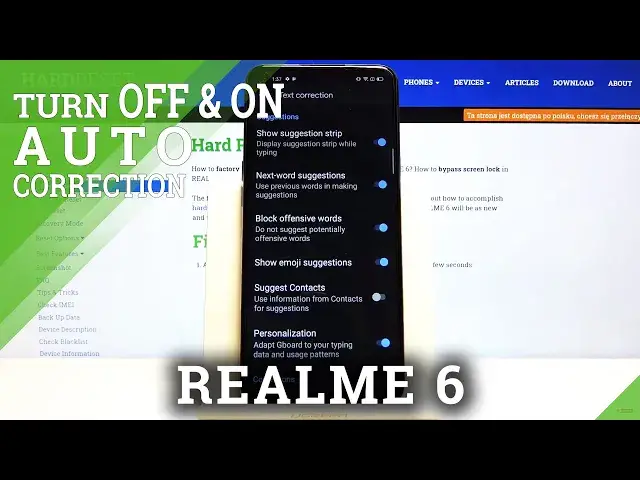 'Video thumbnail for How to Enter Auto Correction Options in REALME 6 – Find Correction Settings'